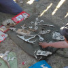 Antler and bone carvings and felt and hide products for sale by the Reindeer People